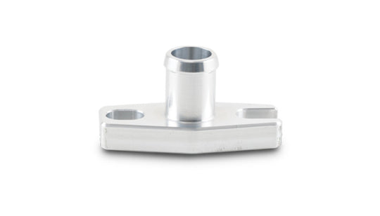Vibrant oil drain flange with 5/8 inch OD male neck for GT15-GT35 turbochargers, used as engine gasket component.