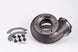 Garrett GT30R turbine housing kit with V-band, 0.83 A/R, Ni-Resist material, showing the turbine housing components.