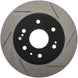 StopTech Power Slot front right brake rotor for 2007 Chevrolet Tahoe, slotted rotor designed for enhanced braking performance.