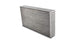 Vibrant horizontal flow intercooler core measuring 22x11.75 inches with a 3.5-inch thickness, featuring vibrant color and detailed fins.