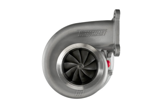 Turbosmart 6870B Kompact D4 1.00AR externally wastegated turbocharger with compact design and visible wastegate actuator.