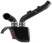 K&N Engineering cold air intake kit for 2016-2017 Cadillac ATS-V 3.6L V6 twin turbo engine, showing the intake hoses and filters.