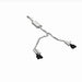 Magnaflow 2021 GMC Yukon V8 6.2L street series cat-back performance exhaust system installed on a vehicle with visible stainless steel pipes.