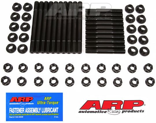 ARP Ford 289-302 with 351W head stud and bolt kit, 7/16 inch head studs for engine assembly, detailed metal components.