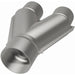 MagnaFlow Y Pipe, 2.5/3 inch diameter, aluminum, smooth transition design, for automotive exhaust systems.