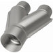 MagnaFlow Y Pipe, 2.5/3 inch diameter, aluminum, smooth transition design, for automotive exhaust systems.