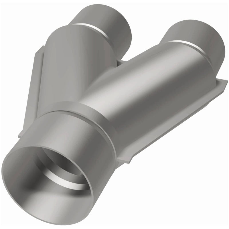 MagnaFlow Y Pipe, 2.5/3 inch diameter, aluminum, smooth transition design, for automotive exhaust systems.