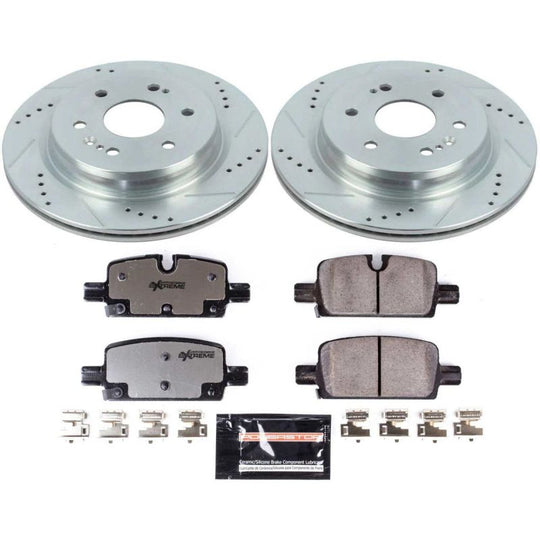 PowerStop brake kit for 2019 Chevrolet Silverado 1500 rear Z36 Truck & Tow performance brake system with rotors and pads.