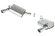 Borla axle back exhaust system for 2010 Camaro 3.6L V6, rear section, with polished stainless steel tips and dual outlets.