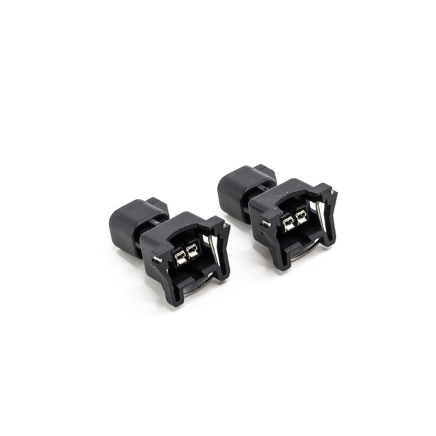 DeatschWerks USCAR to Jetronic fuel injector connector clips for efficient engine wiring and fuel system connection.