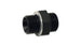Vibrant Male -6 ORB to Male M12 x 1.5 adapter fitting showing the fitting with threaded ends and vibrant branding.