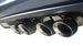 CORSA Performance X Pipe for exhaust system, showcasing the stainless steel connector with welded joints and polished finish.