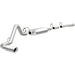 Magnaflow catback exhaust system for 14 Chevy Silverado V8 5.3L CC/EC cab with single rear exit stainless steel piping
