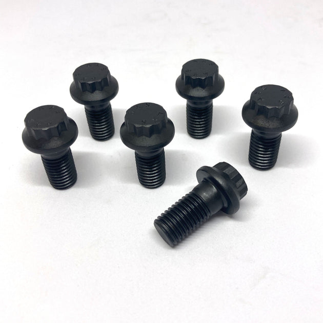 McLeod Racing GM LS motors bolt pack with six 11mm flywheel bolts, hardware kit for engine installation or repair.