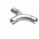 MagnaFlow 2.50-inch stainless steel 90/90 degree connecting pipe for exhaust systems, durable and precision-made.