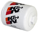 K&N Engineering Chevy/Pontiac/GMC/Buick performance gold oil filter showing the brand logo and filter design.