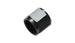 Vibrant -4AN Aluminum Tube Nut Fitting, automotive fitting with a smooth metallic finish and threaded end for secure connection