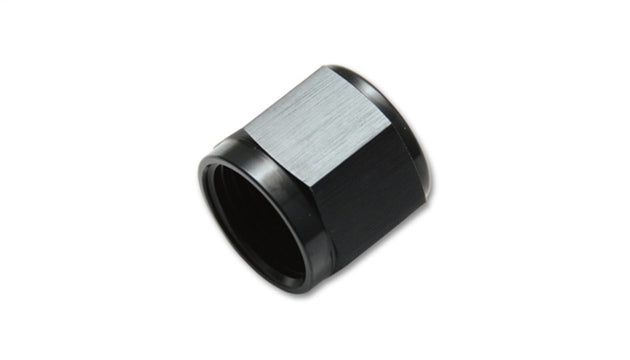 Vibrant aluminum -10AN tube nut fitting with vibrant color finish, designed for high-performance fluid connections and secure fittings.