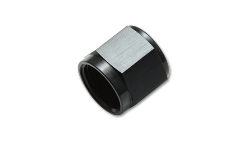 Vibrant aluminum -10AN tube nut fitting with vibrant color finish, designed for high-performance fluid connections and secure fittings.