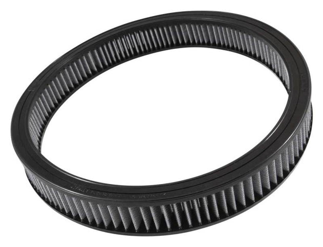 K&N Engineering 14-inch drop-in cotton gauze air filter with metal frame for improved engine airflow and filtration.