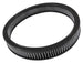 K&N Engineering custom cotton gauze air filter for drop-in replacement, 14-inch outer diameter, 12.25-inch inner diameter, 2-inch height