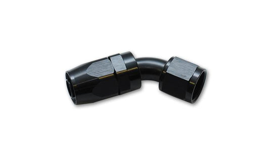 Vibrant -20AN 45-degree elbow hose end fitting for high-performance automotive and fluid transfer applications.
