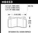 Hawk ER-1 front racing brake pads for Subaru Evo, STI, Camaro SS, Brembo brake system, showing new brake pad components.