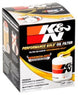K&N Performance Gold Oil Filter for Chevy, Pontiac, GMC, and Buick vehicles, featuring durable construction and high filtration efficiency.