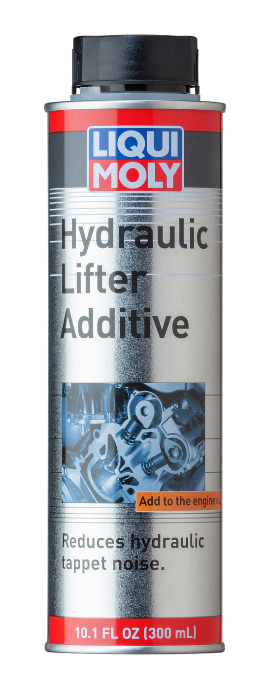 LIQUI MOLY hydraulic lifter additive bottle, 300mL container for engine performance enhancement, shown in the image.