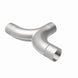 MagnaFlow 2.50-inch stainless steel smooth transition 90/90 degree connecting pipe for exhaust systems.