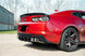 Chevrolet Camaro SS/ZL1 2016-2024 axle-back exhaust by CORSA Performance with carbon fiber quad tips, showcasing the valved design.