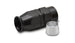 Vibrant -4AN straight hose end fitting for PTFE-lined hose, made of durable metal with a polished finish.