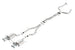 Borla catback exhaust system for 2016 Cadillac ATS-V with 3.6L twin turbo, dual 4-inch tips, rear exit, stainless steel design