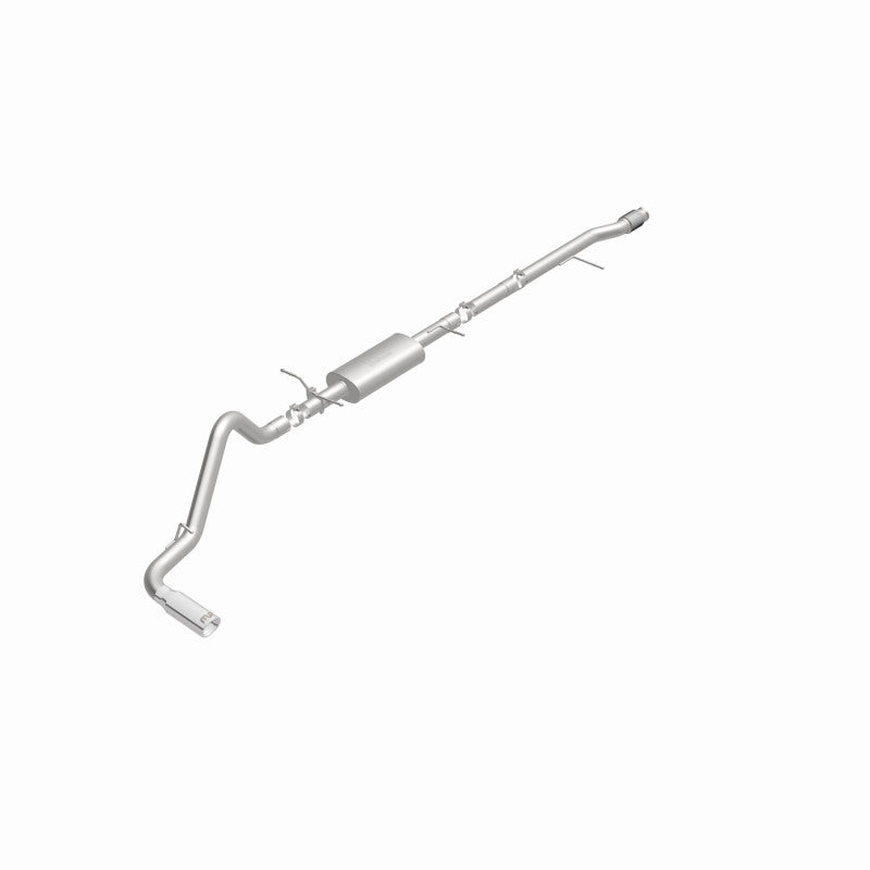 Magnaflow catback exhaust system for Chevy Silverado V8 5.3L, single rear exit stainless steel performance exhaust.