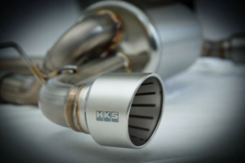 HKS Urban Matte Edition Super Turbo Muffler Catback exhaust for Toyota Supra DB42, featuring sleek matte finish and sporty design