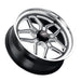 Weld S107 Laguna cast wheel, 22x10.5 inches, gloss black finish, 5x127 bolt pattern, ET13 offset, 78.1mm center bore.
