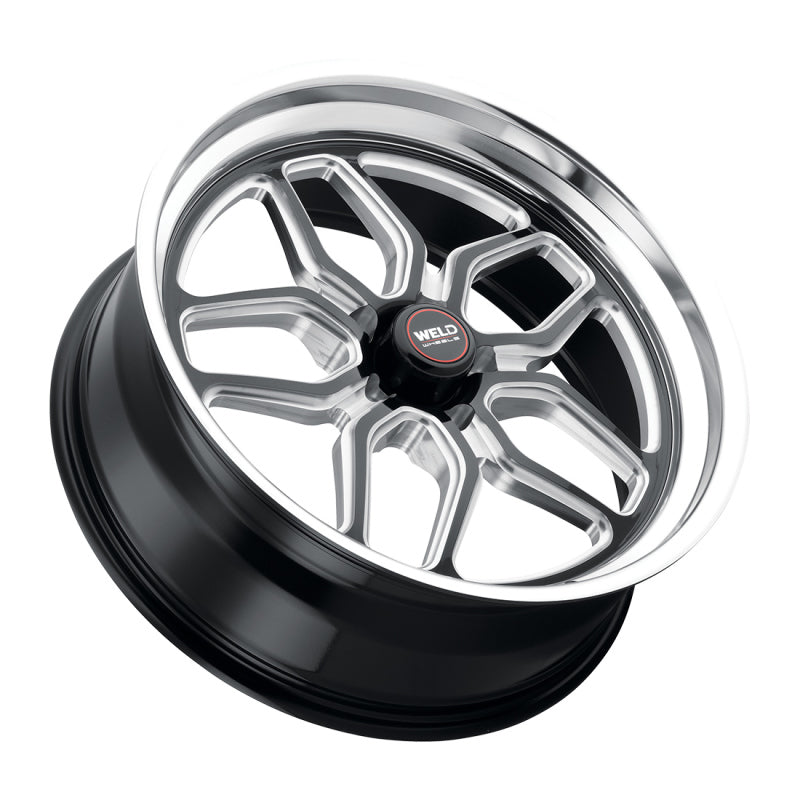 Weld S107 Laguna cast wheel, 22x10.5 inches, gloss black finish, 5x127 bolt pattern, ET13 offset, 78.1mm center bore.