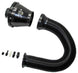 K&N Engineering Apollo Black 70mm cold air intake with black plastic filter housing and metal mounting brackets.