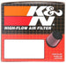 K&N Engineering round drop-in air filter with 2.875-inch ID, 3.875-inch OD, 2-inch height, designed for vehicle air intake systems.