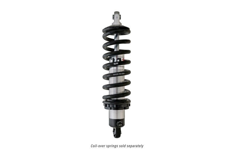 QA1 Proma Star Series coil-over shock absorber with bearing mount, adjustable, aluminum body, 10.125 to 14 inches length.