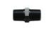 Vibrant aluminum 1/4in NPT straight union pipe fitting showing threaded ends and smooth surface for plumbing connections.