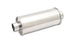 Vibrant StreetPower round muffler, 5x9x14 inches, with 3.5-inch I.D. and out diameter, metal exhaust muffler for automotive use