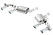 Borla 16 Chevy Camaro SS 6.2L axle back exhaust with dual NPP Atak quad RD RL tips and dual exit rear section.