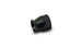 Vibrant black -6AN hose end socket for PTFE hoses, used as a fitting in high-performance automotive or racing applications