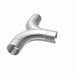 MagnaFlow 2.50-inch stainless steel smooth transition T connecting pipe with 90/90 degree bends for exhaust systems.
