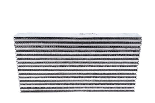 Garrett Air Intercooler CAC with 24x12.1x3 inch dimensions, designed for 900 HP, showcasing aluminum construction and fin design.