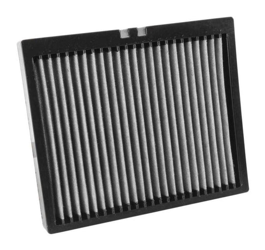 K&N Engineering cabin air filter for Chevy Cruze 2011-2015 and Cadillac SRX 2011-2016, showing the clean filter element.