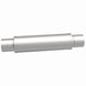 MagnaFlow MagnaSS muffler with 3-inch inlet and 14x4x4-inch dimensions, showcasing the stainless steel construction.