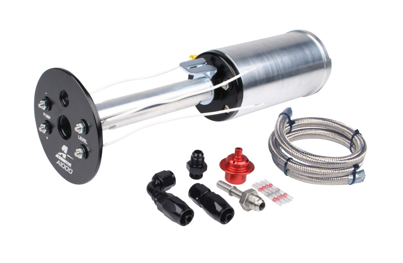 Aeromotive A1000 In-Tank Stealth Fuel System for 03+ Corvette, featuring fuel pump and tank components for performance upgrade.