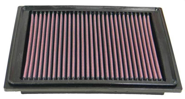 K&N Engineering drop-in air filter for Chevy Corvette 2005-2007 and Cadillac XLR 2005-2009, showing the filter element and frame.